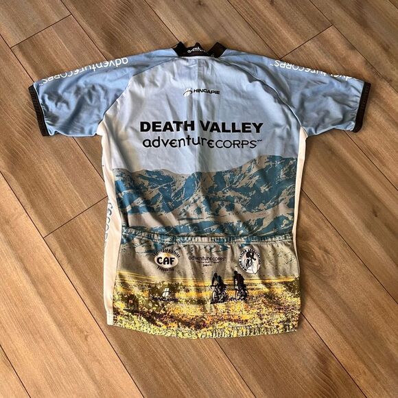 Hincapie Death Valley Blue Athletic Bike Shirt Men 2XL Bin N-19 - Picture 4 of 4